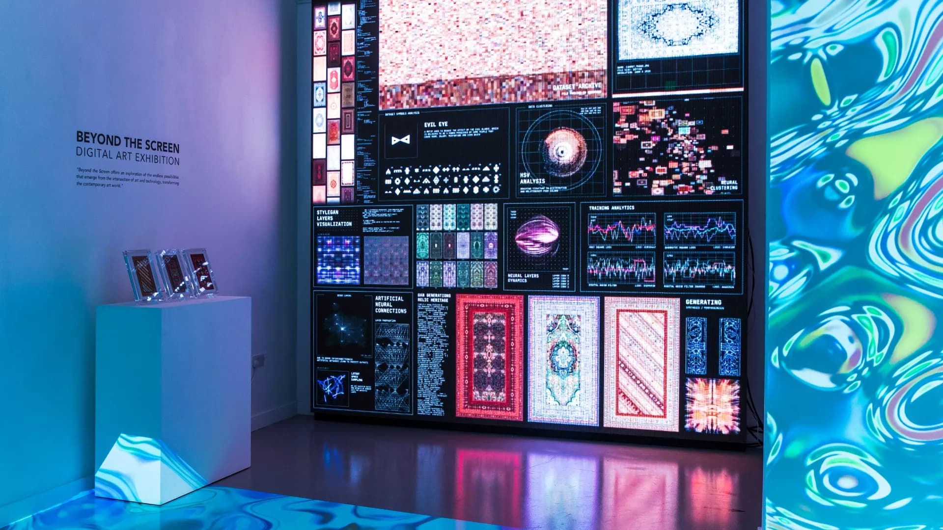 Digital works go "Beyond the Screen" at London art show